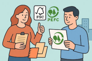 FSC- ja PEFC-merkintä paperissa – mitä ne takaavat